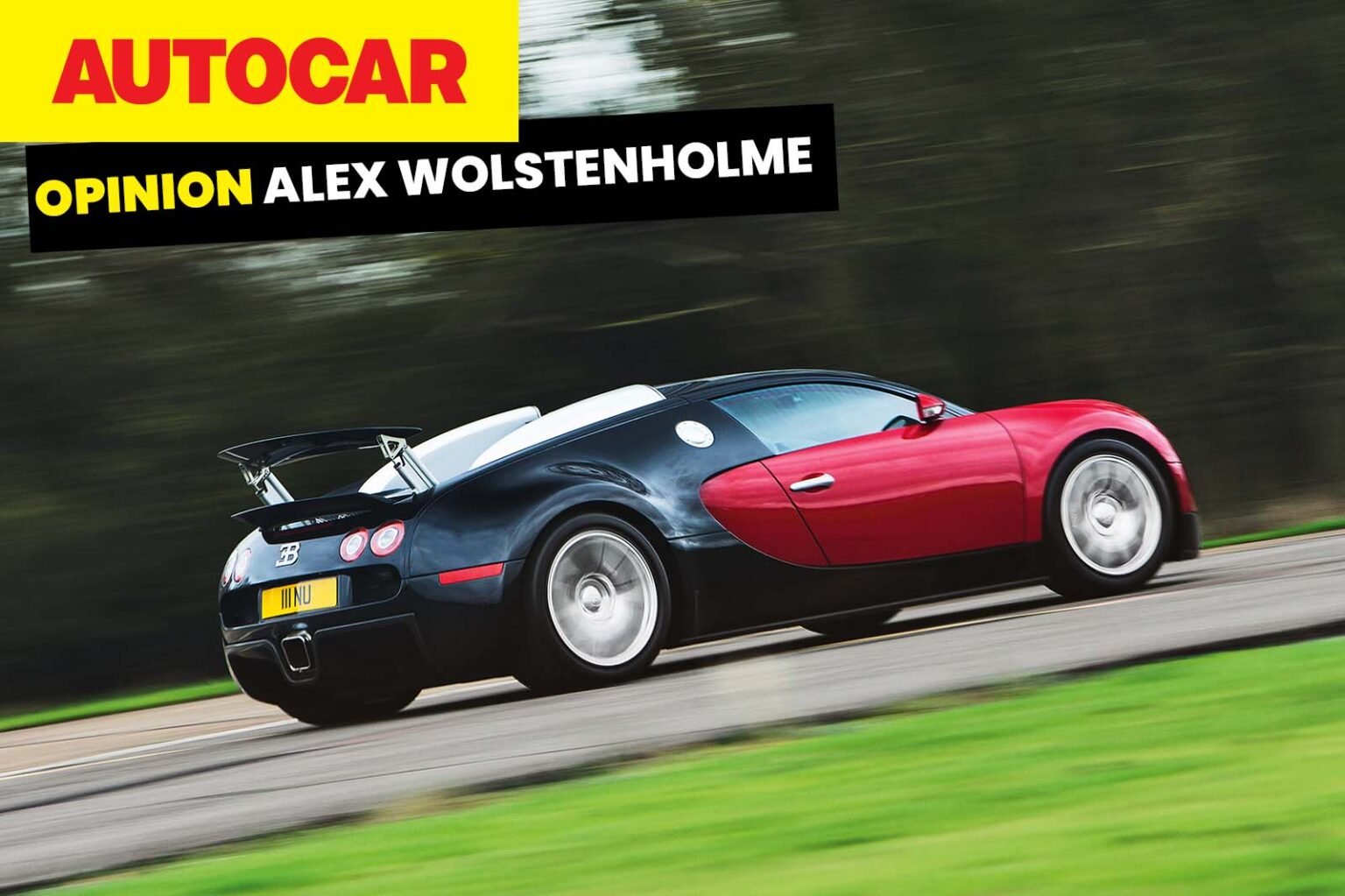 A car like the Bugatti Veyron may never happen again