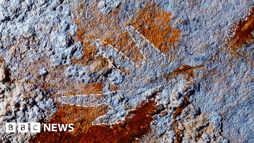 Oldest cave painting of red claw hand could rewrite human creativity timeline