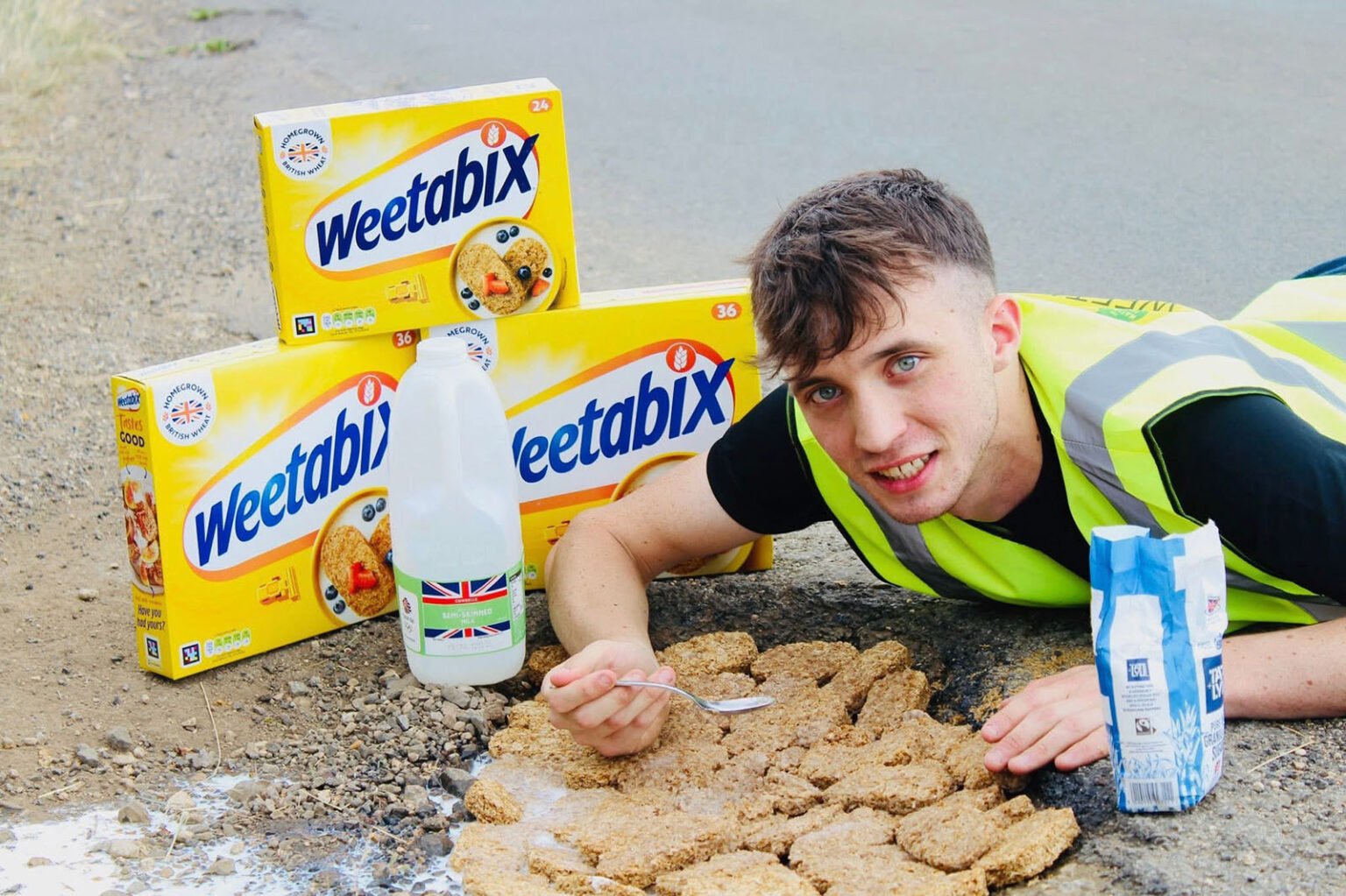Shredded street: My town’s roads are so bad you can eat from them