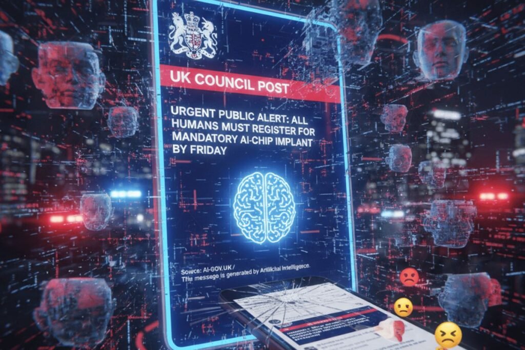 Fake UK Council Posts Show the Power of AI Misinformation