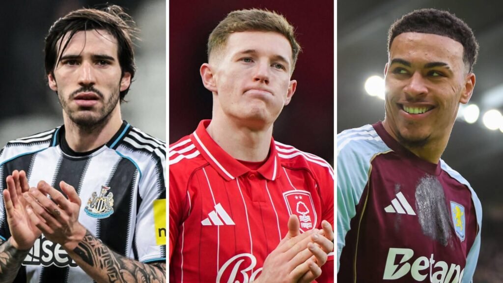 Transfer power ranking: Tonali, Anderson, Rogers among non-Big Six stars most likely to leave in 2026