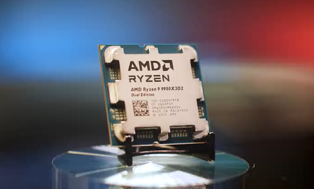 AMD’s Ryzen 9950X3D2 chip features an incredible 208MB of on-chip cache
