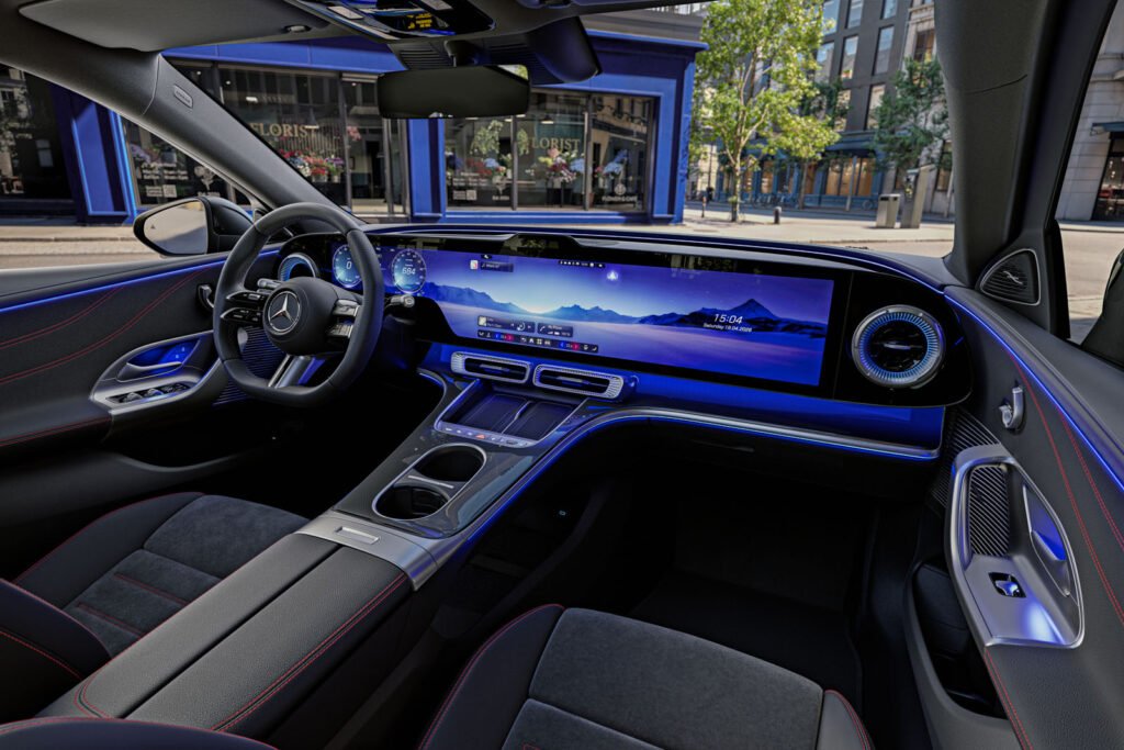 Mercedes C-Class EV interior revealed with 39.1in touchscreen